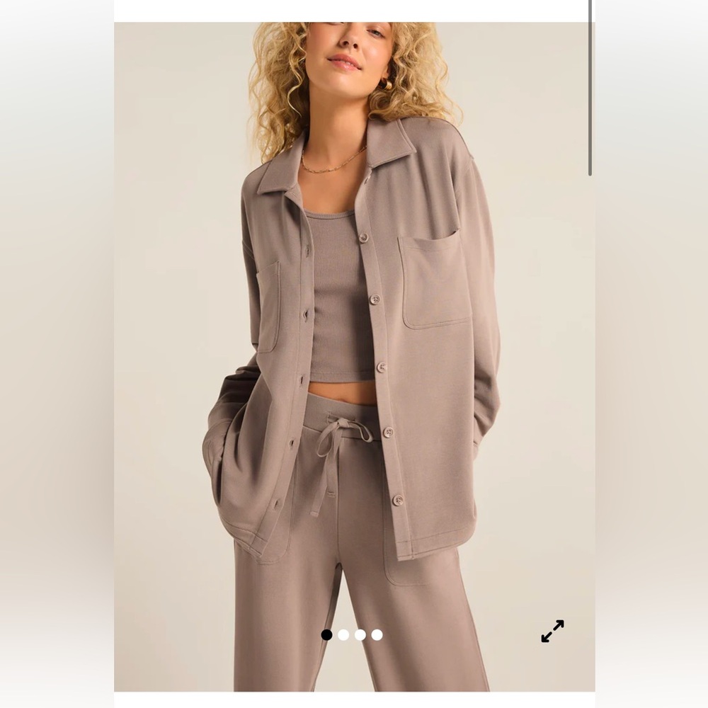 NWT Z SUPPLY LAYOVER MODAL FLEECE BUTTON UP AND PANT